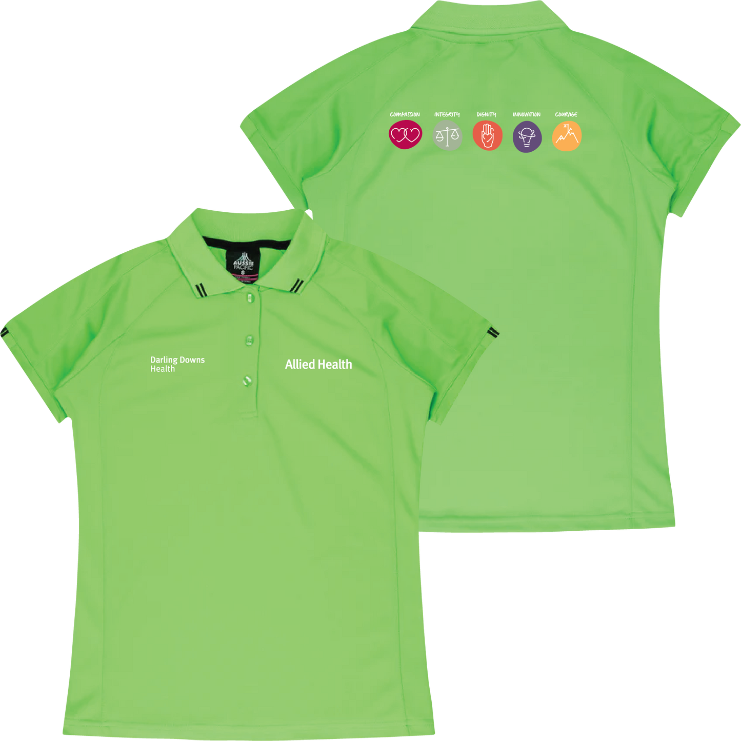 Darling Downs Health - Allied Health Ladies Flinders Polo (Size 6-18)