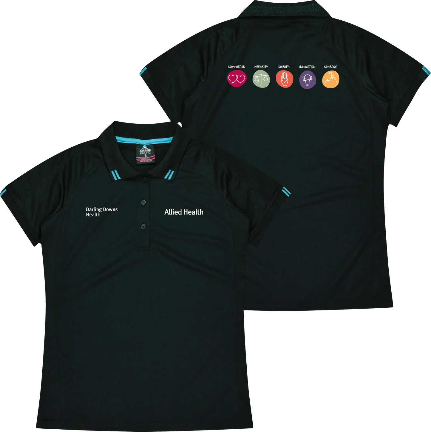 Darling Downs Health - Allied Health Ladies Flinders Polo (Size 6-18)