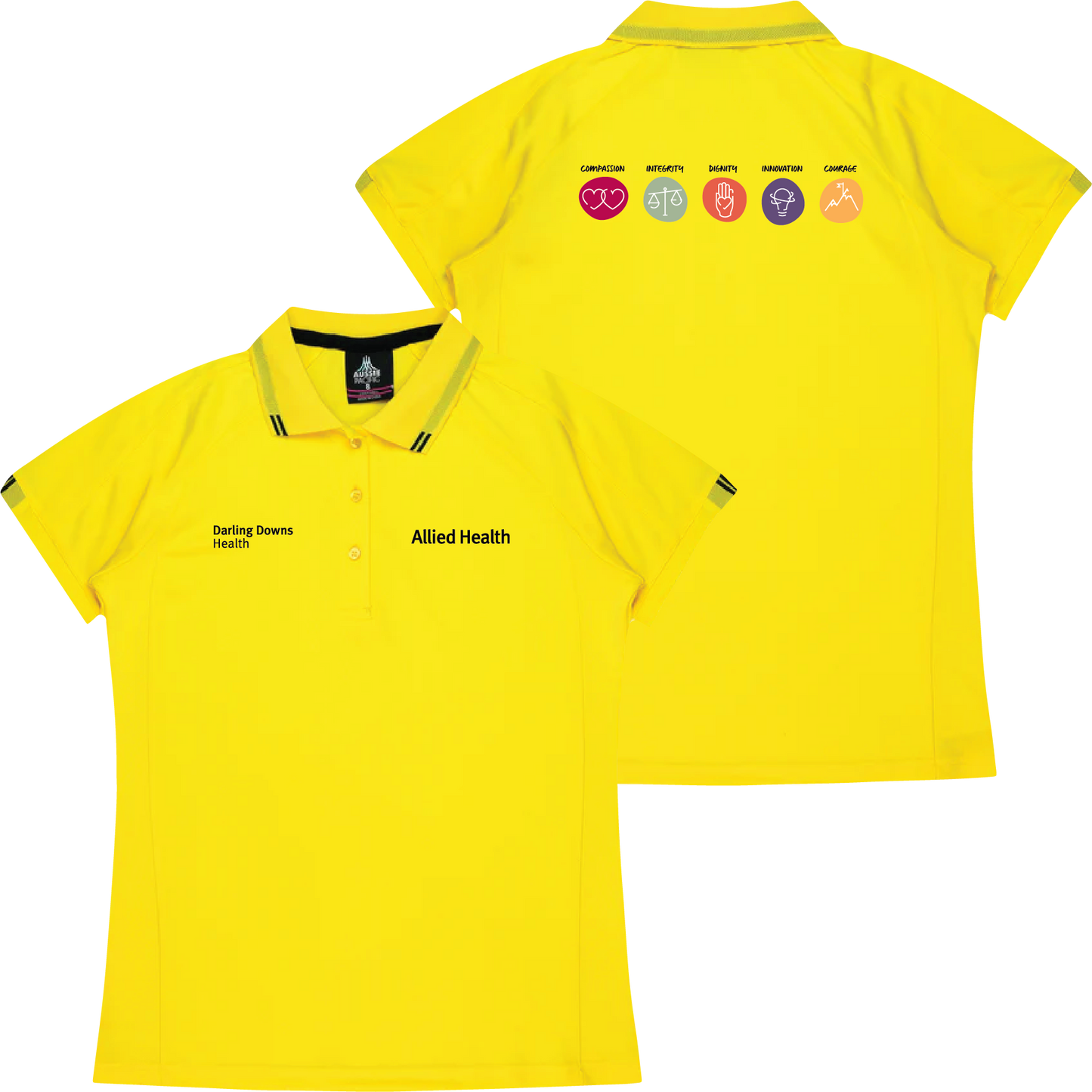 Darling Downs Health - Allied Health Ladies Flinders Polo (Size 6-18)