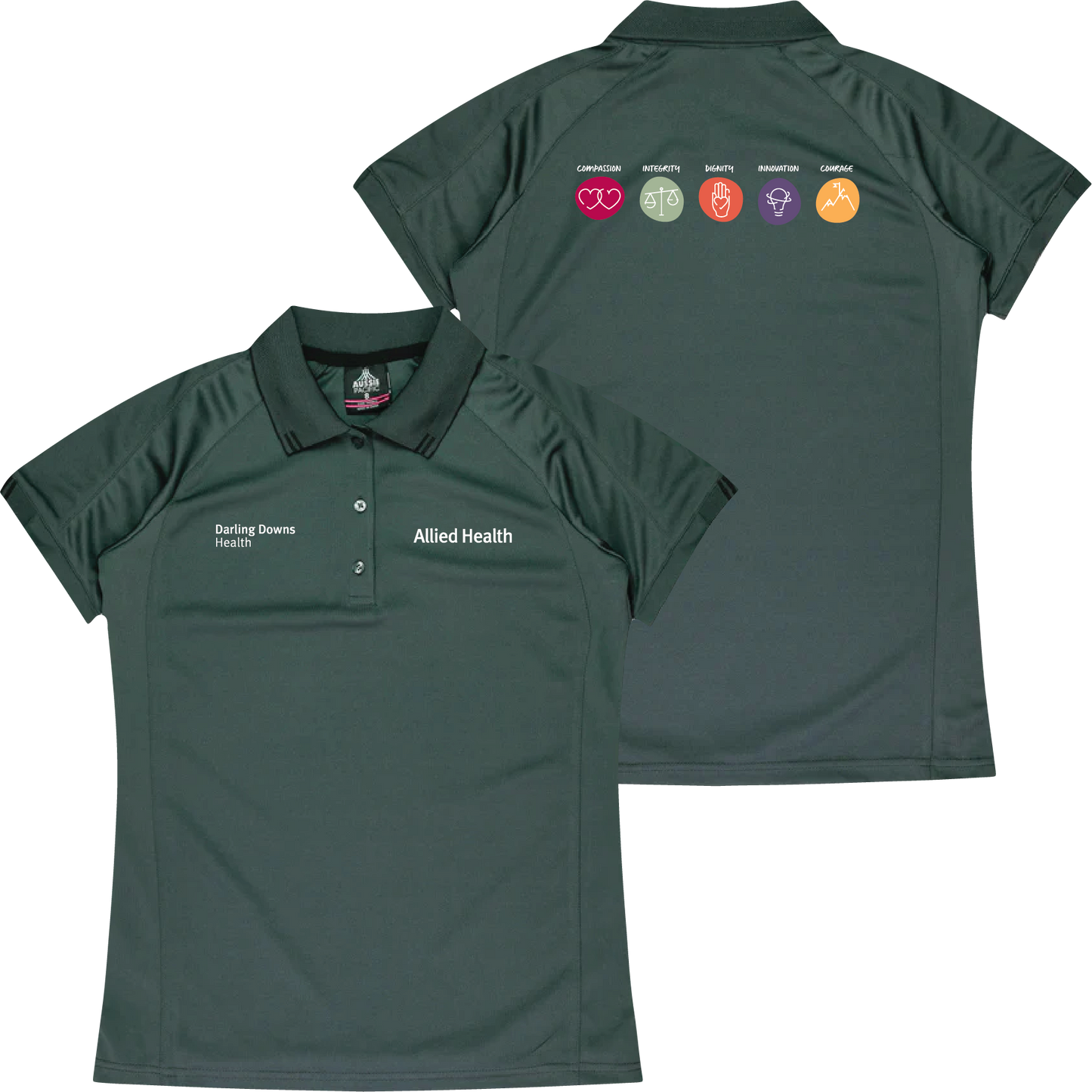 Darling Downs Health - Allied Health Ladies Flinders Polo (Size 6-18)
