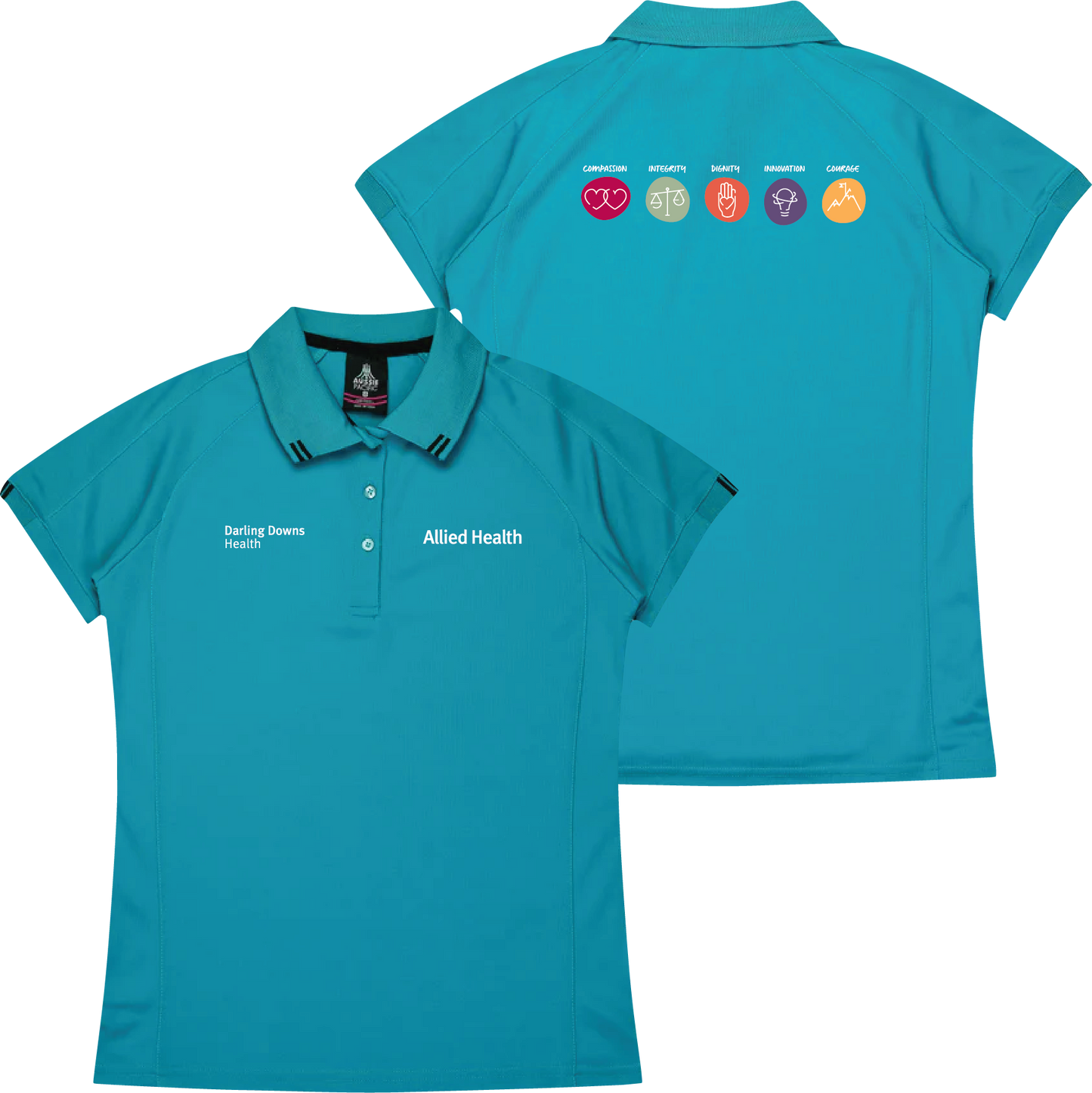 Darling Downs Health - Allied Health Ladies Flinders Polo (Size 6-18)