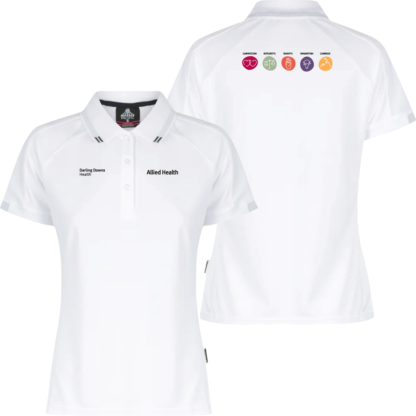 Darling Downs Health - Allied Health Ladies Flinders Polo (Size 6-18)