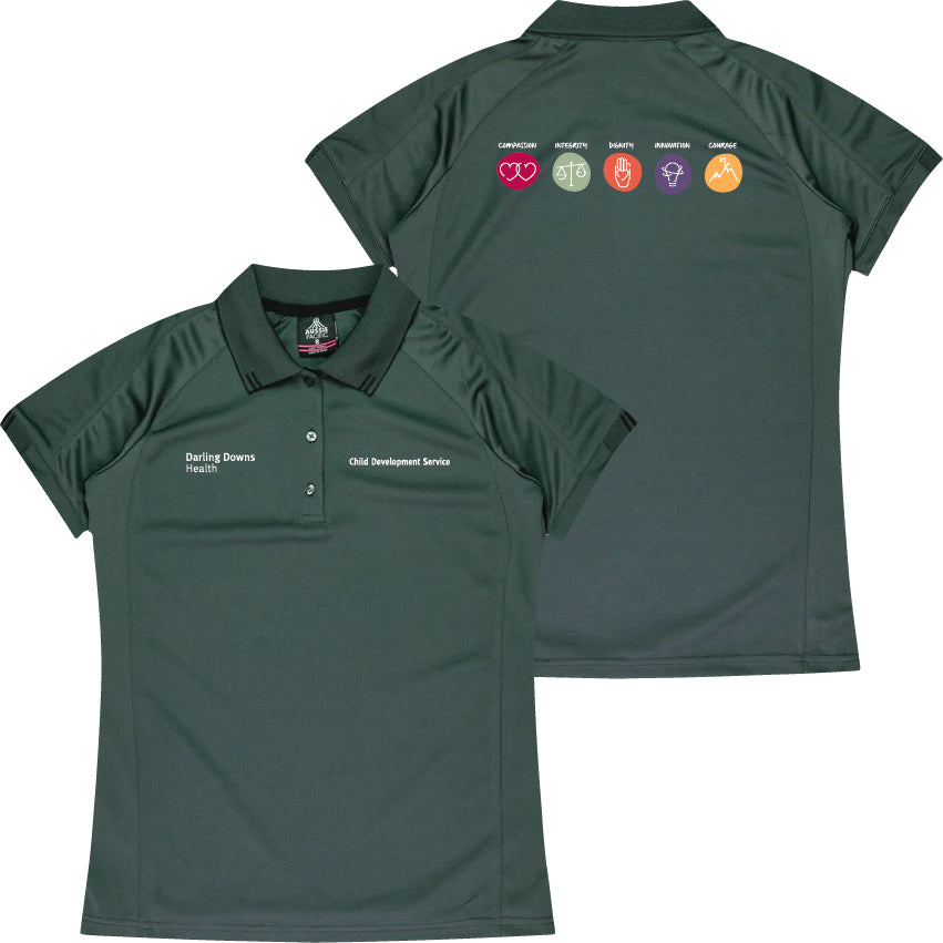 Darling Downs Health - Child Development Service Ladies Flinders Polo (Size 6-18)