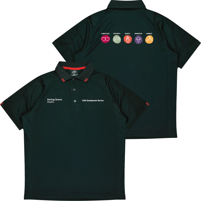 Darling Downs Health - Child Development Service Mens Flinders Polo