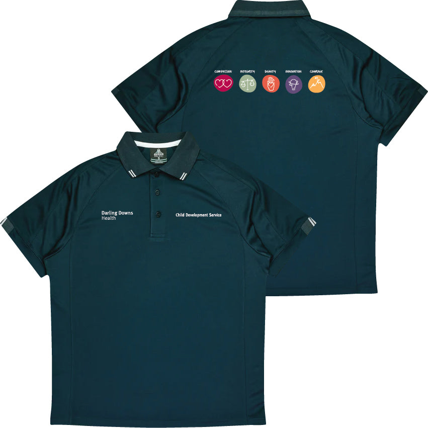 Darling Downs Health - Child Development Service Mens Flinders Polo