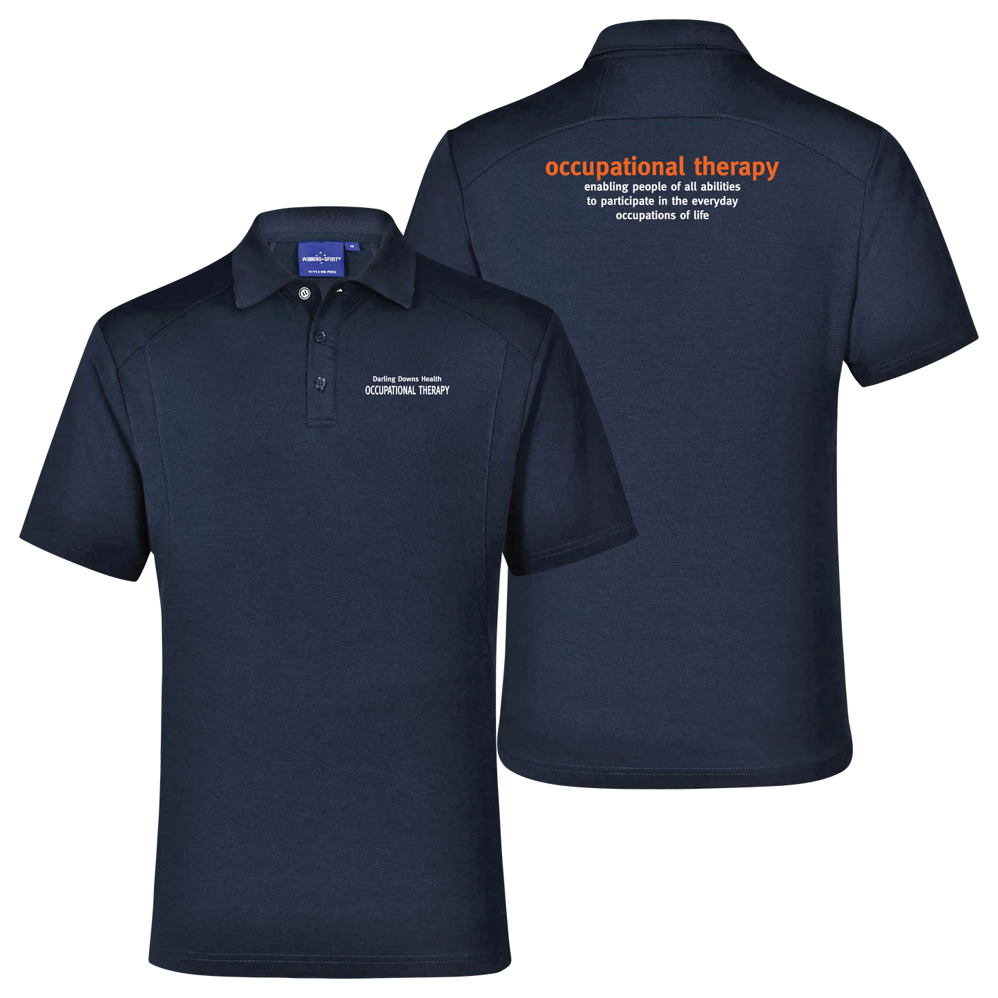 Darling Downs Health Occupational Therapy Ladies Lucky Bamboo Polo