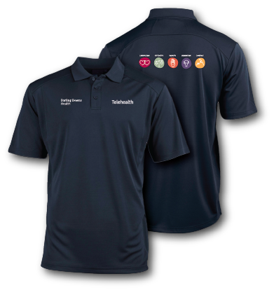 Darling Downs Health - Telehealth Ladies Lucky Bamboo Polo