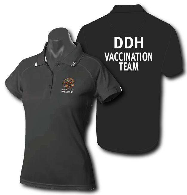 DDH Vaccination Team Ladies Flinders Polo