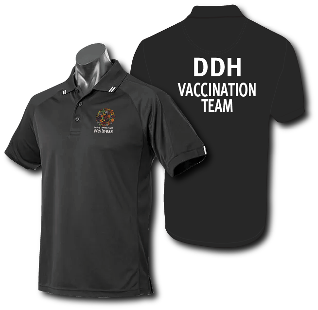 DDH Vaccination Team Mens Flinders Polo