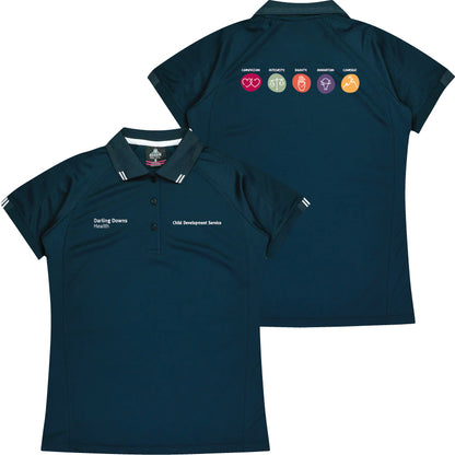Darling Downs Health - Child Development Service Ladies Flinders Polo (Size 20-26)