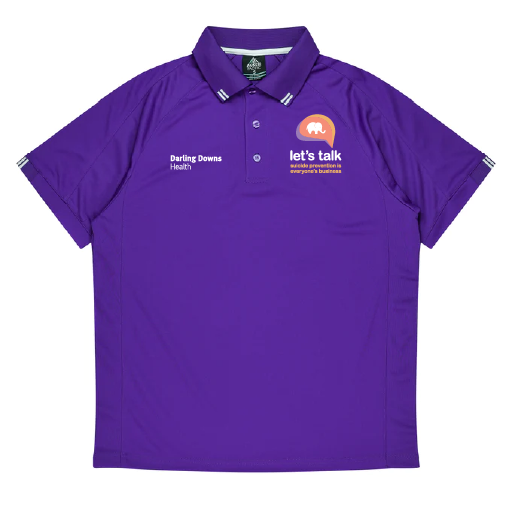 DDH Let's Talk Mens Flinders Polo